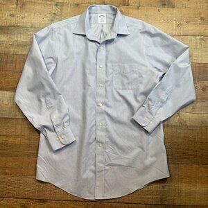 Brooks Brothers Blue Regent Non-Iron Oxford Shirt size 15.5 - 2/3